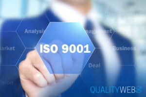 How does management software help to comply with ISO 9001?